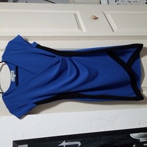 💖Almost Famous__sz M__blue&black dress.